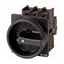 Main switch, P1, 25 A, flush mounting, 3 pole, 2 N/O, 2 N/C, STOP function, With black rotary handle and locking ring thumbnail 5
