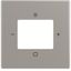 8252-866-101 CoverPlates (partly incl. Insert) Multimedia Stainless steel thumbnail 1