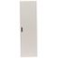Metal door, for HxW=2060x600mm, Clip-down handle, white thumbnail 1