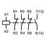 Modular contactor 25A, 1 NO + 3 NC, 24VACDC, 2MW thumbnail 3