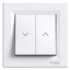 Asfora - roller blind pushbutton - lift terminals - white thumbnail 4