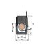 Split-core current transformer Primary rated current 750 A Secondary r thumbnail 4