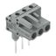 Female connector for rail-mount terminal blocks 0.6 x 1 mm pins angled thumbnail 1