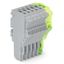 1-conductor female connector Push-in CAGE CLAMP® 1.5 mm² gray, green-y thumbnail 1