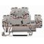 Component terminal block double-deck with diode 1N4007 gray thumbnail 1