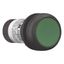 Pushbutton, Flat, momentary, 1 N/O, Screw connection, green, Blank, Bezel: black thumbnail 12