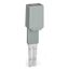 Test plug adapter 8.3 mm wide for 4 mm Ø test plugs gray thumbnail 2