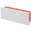JUNCTION AND CONNECTION BOX - FOR BRICK WALLS - WITH DIN RAIL - DIMENSIONS 392X152X75 - WHITE LID RAL9016 thumbnail 2