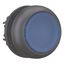 Illuminated pushbutton actuator, RMQ-Titan, Flush, maintained, Blue, Blank, Bezel: black thumbnail 7