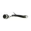 Pushbutton, Flat, momentary, 1 NC, Cable (black) with non-terminated end, 4 pole, 3.5 m, black, Blank, Bezel: titanium thumbnail 9