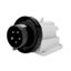 90° ANGLED SURFACE MOUNTING INLET - IP67 - 3P+E 32A 480-500V 50/60HZ - BLACK - 7H - SCREW WIRING thumbnail 2
