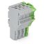 1-conductor female connector Push-in CAGE CLAMP® 4 mm² gray, green-yel thumbnail 1