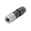 Round plug (field customisable), Female socket, straight, PUSH IN, M12 thumbnail 2