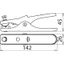 Earthing tongs L 140mm St/galZn for Rd -16mm Fl -13 mm thumbnail 2