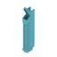 Side element, IP20 in installed state, Plastic, light blue, Width: 12. thumbnail 3