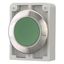 Pushbutton, RMQ-Titan, flat, momentary, green, blank, Front ring stainless steel thumbnail 3