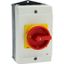Main switch, P1, 32 A, surface mounting, 3 pole, Emergency switching off function, With red rotary handle and yellow locking ring, Lockable in the 0 ( thumbnail 8