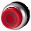 Illuminated pushbutton actuator, RMQ-Titan, Extended, momentary, red, inscribed, Bezel: titanium thumbnail 1