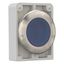 Illuminated pushbutton actuator, RMQ-Titan, flat, momentary, Blue, blank, Front ring stainless steel thumbnail 6