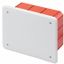 JUNCTION AND CONNECTION BOX - FOR BRICK WALLS - DIMENSIONS 160X130X70 - WHITE LID RAL9016 thumbnail 2