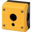 Surface mounting enclosure, 1 mounting location, yellow cover, for illuminated ring thumbnail 8