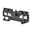 Multi conductor feed-through DIN rail terminal block with 4 push-in pl thumbnail 3