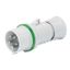 STRAIGHT PLUG HP - IP44/IP54 - 3P+E 32A >50V 100-300HZ - GREEN - 10H - SCREW WIRING thumbnail 1