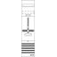 DF17G1 Meter panel, Field width: 1, Rows: 0, 1050 mm x 250 mm x 160 mm, IP2XC thumbnail 100