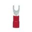 Fork crimp cable shoe, insulated, red, 0.5-1.0mmý, M4 thumbnail 2