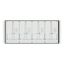 Meter box insert 1-row, 4 meter boards / 8 Modul heights thumbnail 1