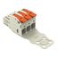 1-conductor female connector lever Push-in CAGE CLAMP® light gray thumbnail 3