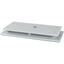 Top plate, ventilated, W=600mm, IP42, grey thumbnail 3
