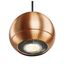 LIGHT EYE pendulum luminaire, GU10, max. 75W, copper colour thumbnail 4