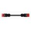 pre-assembled interconnecting cable Eca Socket/plug red thumbnail 3