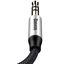 Cable AUX 3.5mm-3.5mm stereo audio, 1.0m silver / black BASEUS thumbnail 3