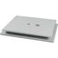 Top plate for OpenFrame, ventilated, W=800mm, IP31, grey thumbnail 2