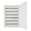 Complete flush-mounted flat distribution board, white, 33 SU per row, 6 rows, type C thumbnail 9