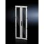 Sheet steel glazed door, vertically divided for VX IT, 800x2000 mm, RAL 7035 thumbnail 4