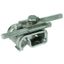 Gutter clamp Al f. bead 16-22mm with double cleat f. Rd 8-10mm thumbnail 1