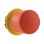 Emergency stop/emergency switching off pushbutton, RMQ-Titan, Mushroom-shaped, 30 mm, Non-illuminated, Pull-to-release function, Red, yellow thumbnail 15