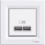 Asfora - double USB charger 2.1 A - white thumbnail 4