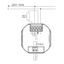 Concealed clock thermostat as a room controller with limiter function, AC 230V, 1 NO contact, 10 A, white backlighting thumbnail 4