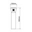 Avenida Pole LED 13,5W 1260lm 740 IP66 IK09 500mm graphite thumbnail 3