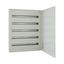 Complete surface-mounted flat distribution board, white, 33 SU per row, 5 rows, type C thumbnail 6