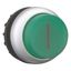 Illuminated pushbutton actuator, RMQ-Titan, Extended, momentary, green, inscribed, Bezel: titanium thumbnail 7