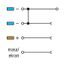 4-conductor sensor supply terminal block Internal commoning, 9 A with thumbnail 4