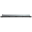 Cat.6A 0.5U 24 Port RJ-45 Patch Panel, Shielded, Black 24 Ports in 0.5 height unit,  10GbE thumbnail 1