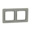 Sedna Design & Elements, Frame 2 gang, professional, stone concrete thumbnail 4