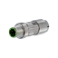 M12 plug, D-coded, IP67, Cat. 5, Ø 6-9.7 mm, field assembly, straight thumbnail 3