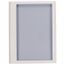 Flush mounted steel sheet door white, for 24MU per row, 4 rows thumbnail 1